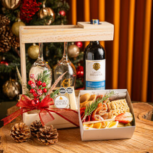 Caja brindis de Navidad