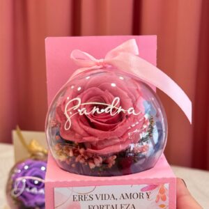 Rosa preservada en Bucaramanga