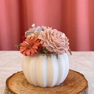 Bouquet con velas con aroma