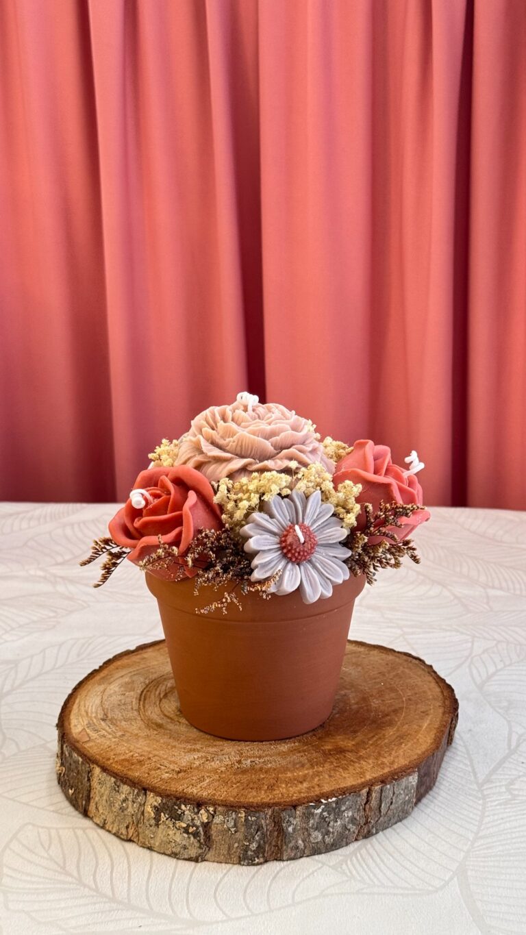 Regalo bouquet con velas Bucaramanga